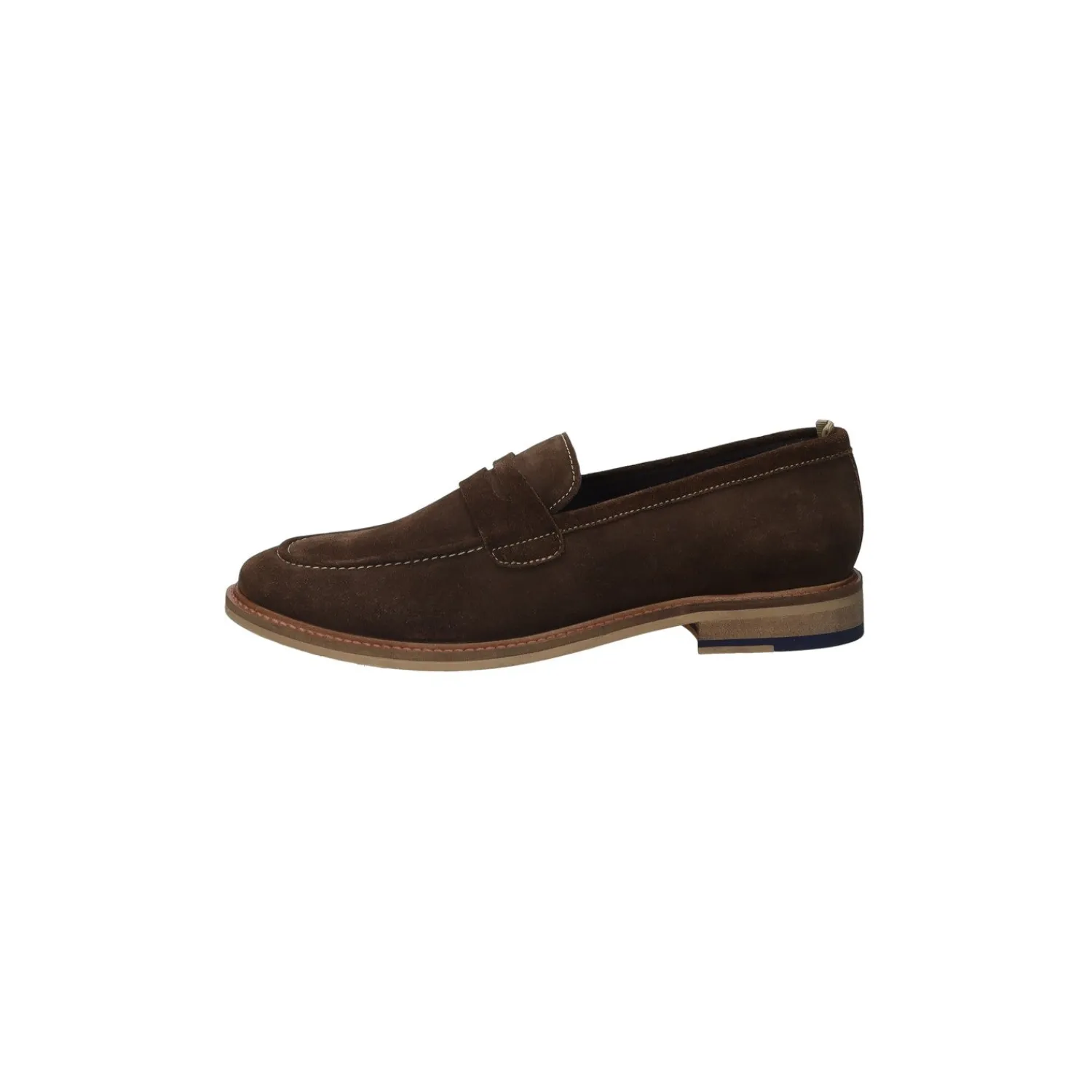 Mocassini|Uomo>Tata Italia Slip on blu in tessuto scamosciato