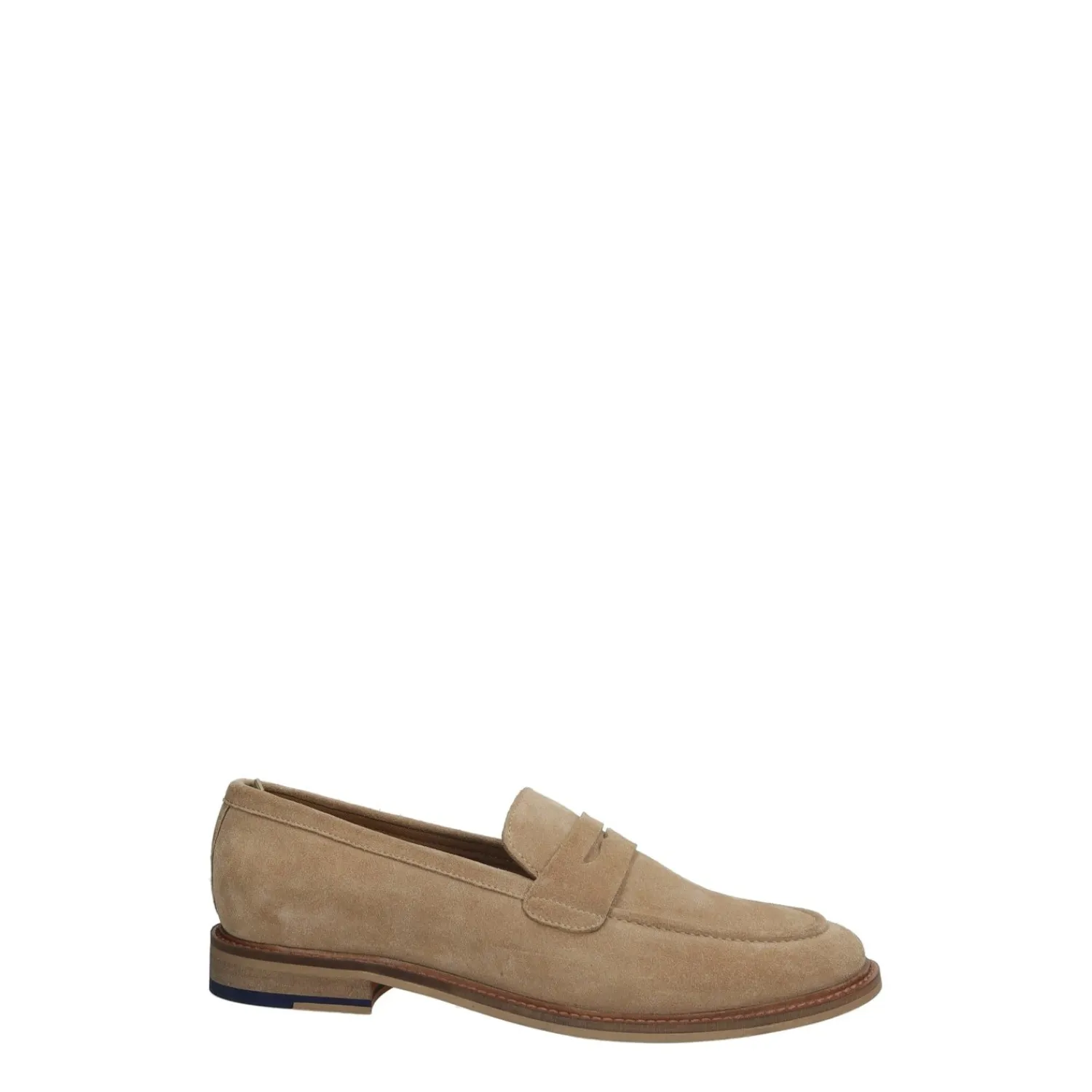Mocassini|Uomo>Tata Italia Slip on blu in tessuto scamosciato