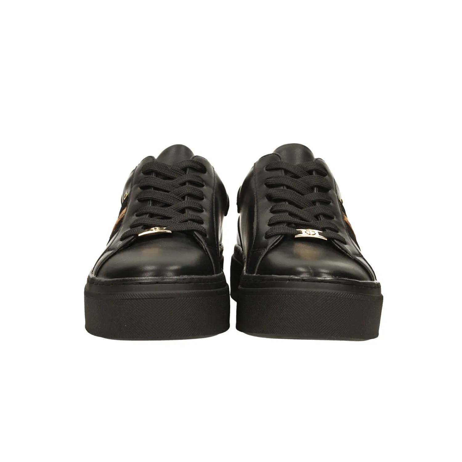 Sneakers|Articoli In Promozione>Tata Italia Sneakers con borchie e inserto leopardato Nero