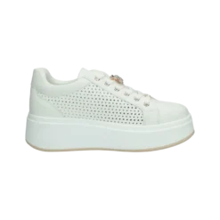 Sneakers>Tata Italia Sneakers con dettaglio.Tacco alto 4 cm Bianco