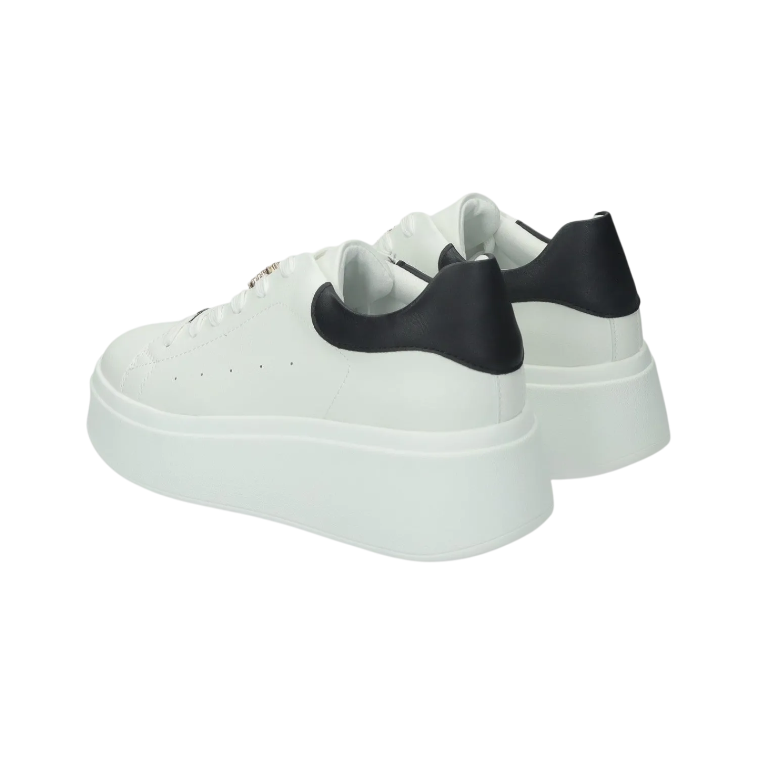 Sneakers>Tata Italia Sneakers con gioiello.Tacco alto 3cm Bianco