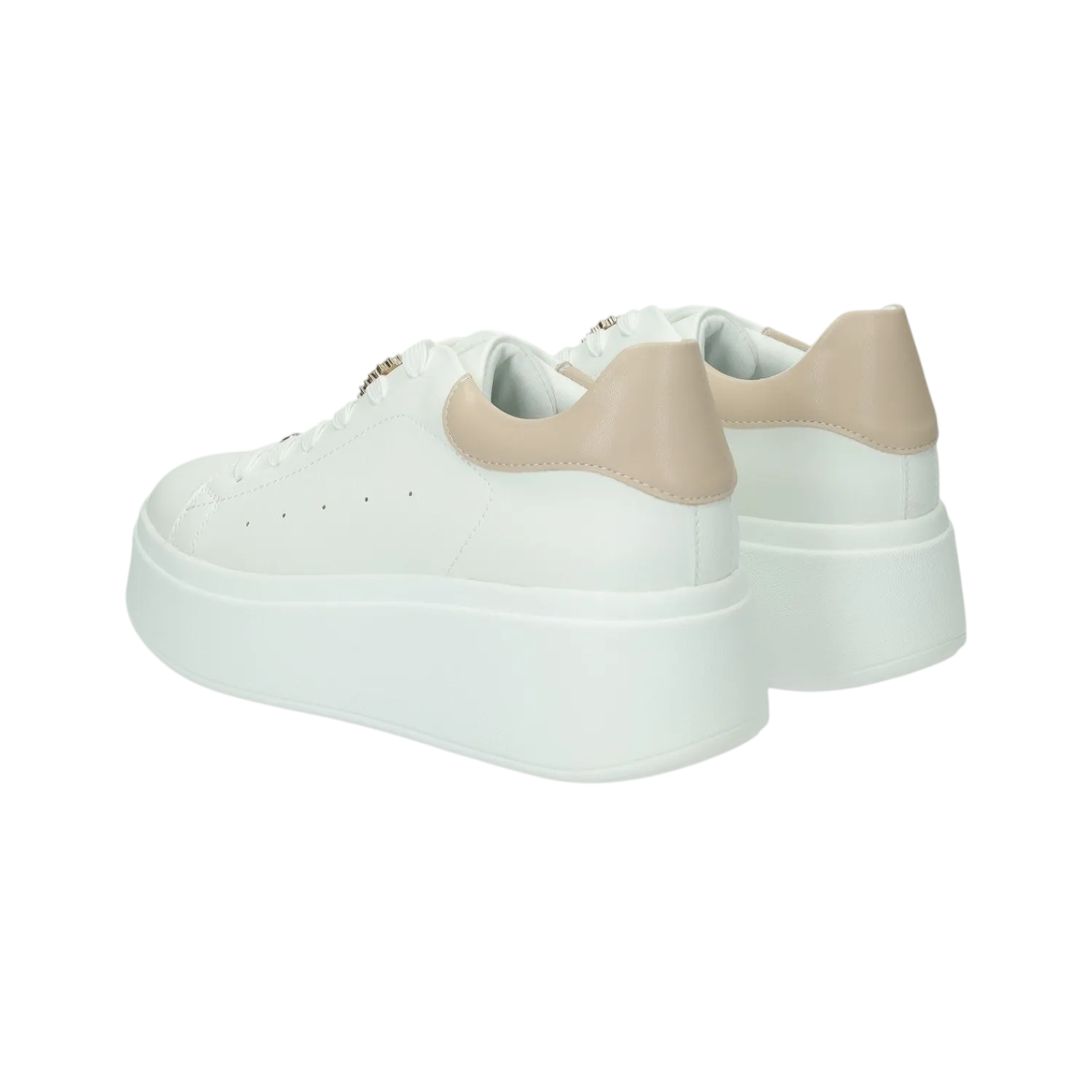 Sneakers>Tata Italia Sneakers con gioiello.Tacco alto 3cm Bianco