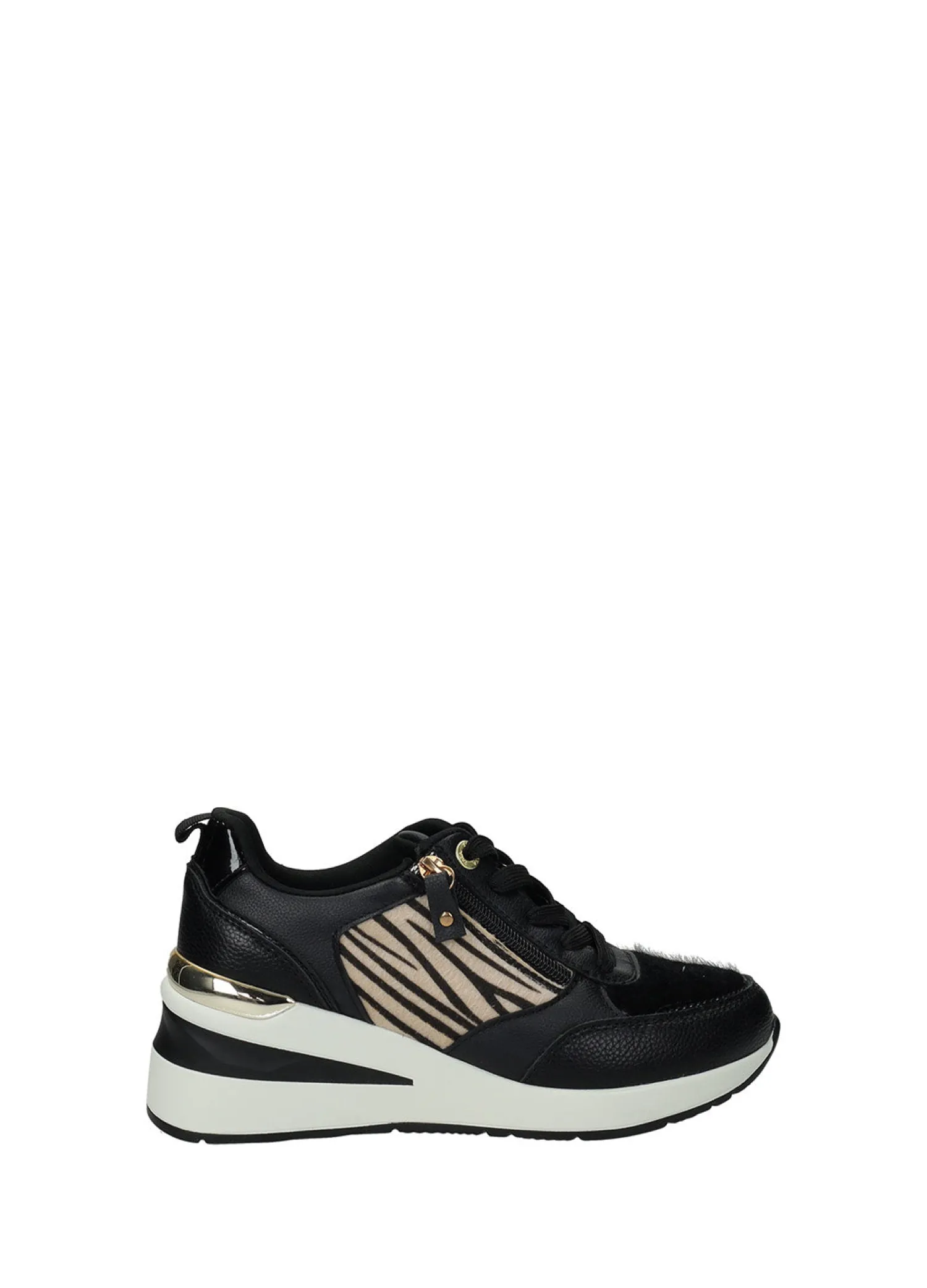 Sneakers>Tata Italia Sneakers donna black/white PU gomma – 1272103B Nero