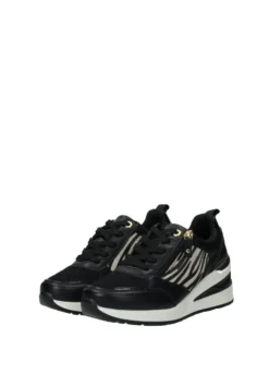 Sneakers>Tata Italia Sneakers donna black/white PU gomma – 1272103B Nero
