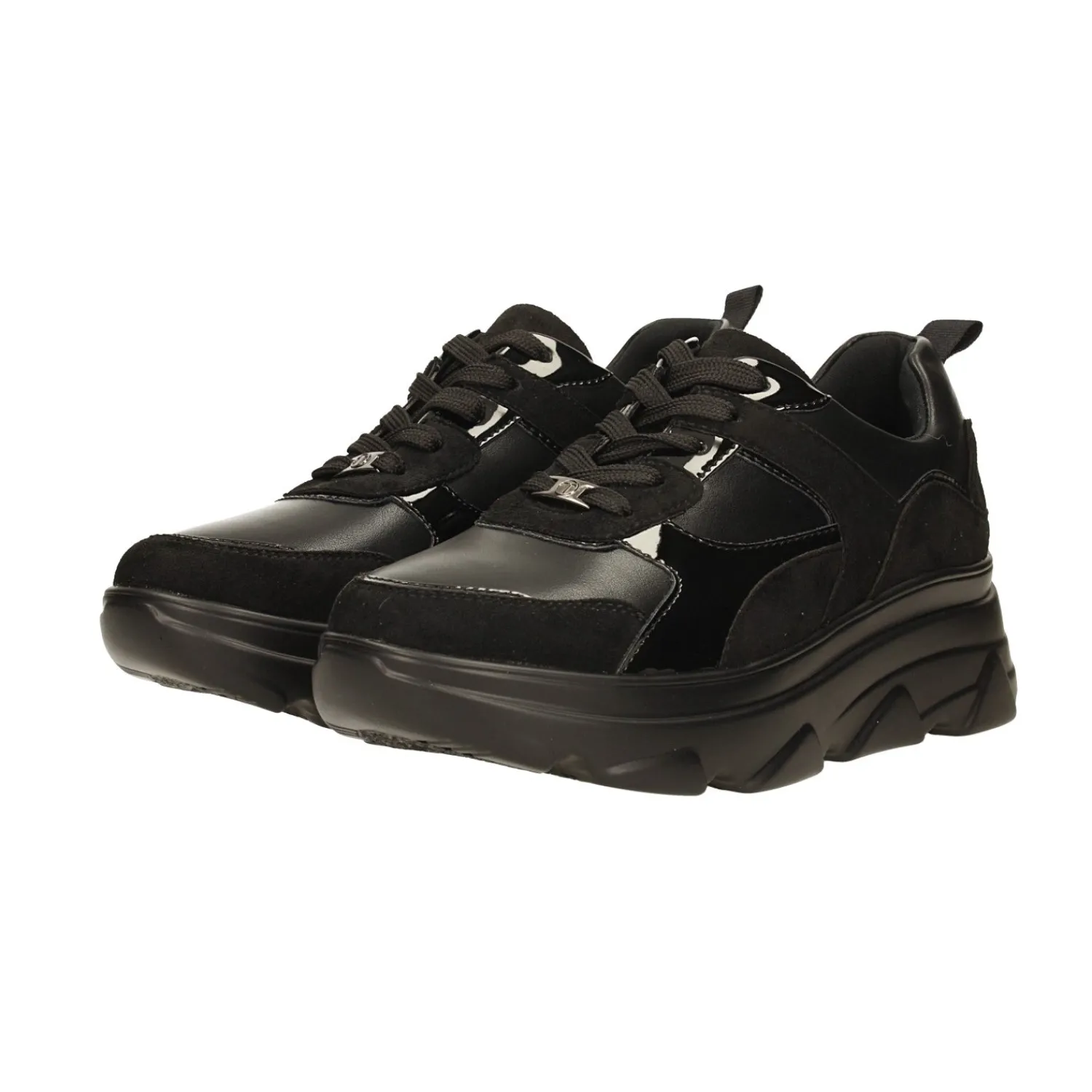 Sneakers>Tata Italia Sneakers total black. Suola alta 5cm Nero