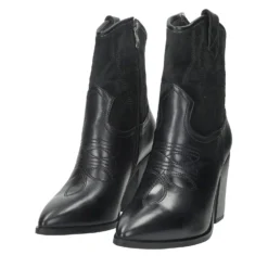 Stivali Bassi|Texani>Tata Italia Stivaletti con cerniera.Tacco alto 9cm Nero