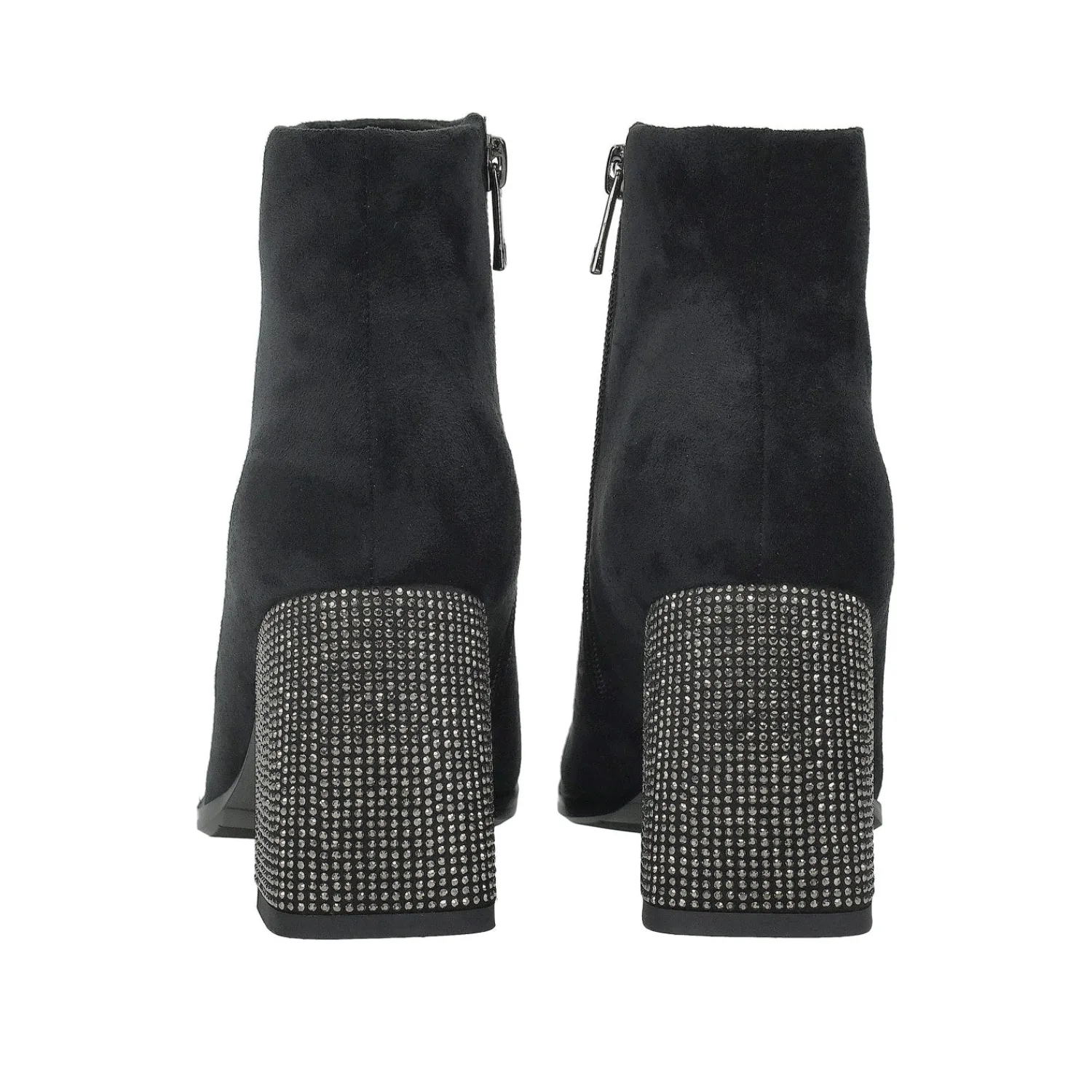 Stivali Bassi|Stivaletti Con Tacco>Tata Italia Stivaletti scamosciati.Tacco alto 8cm Nero