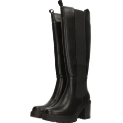 Stivali Bassi>Tata Italia Stivali con inserto in tessuto. Tacco alto 8cm Nero