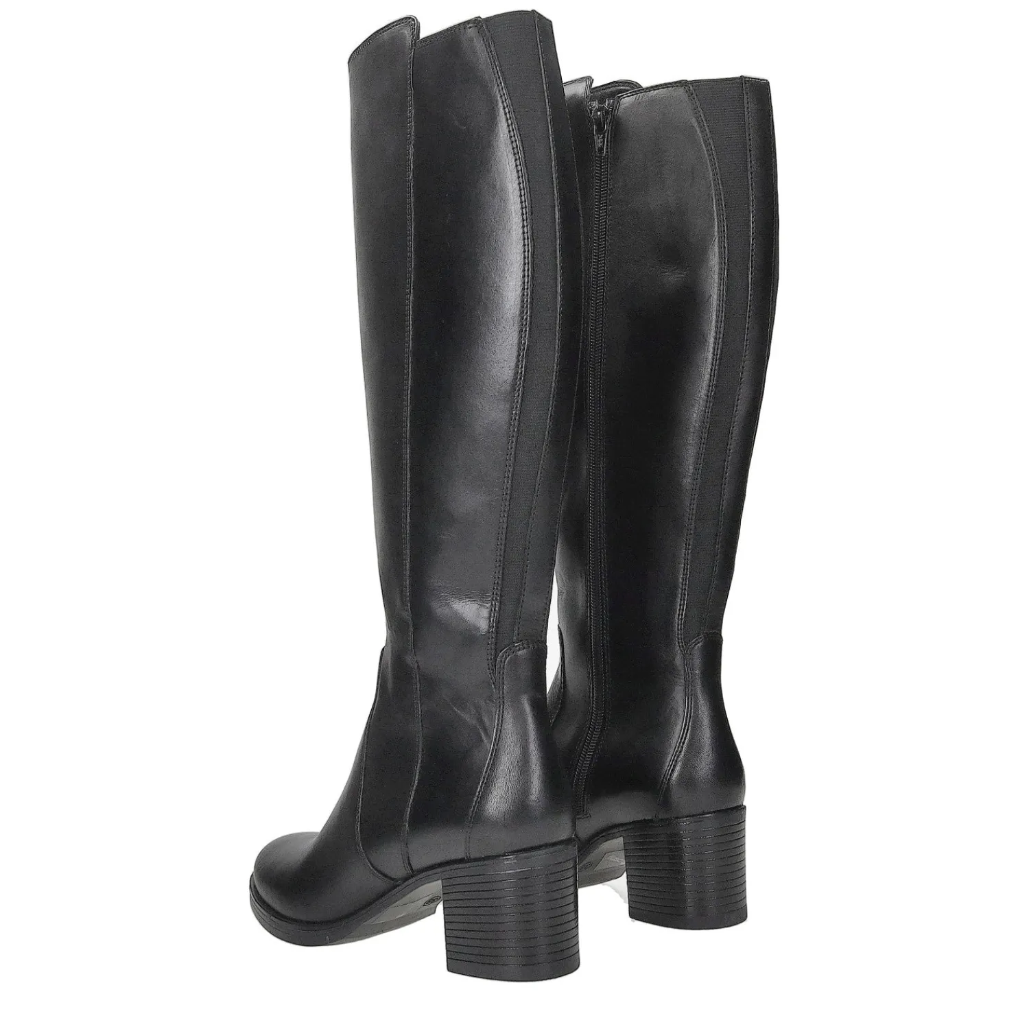 Stivali Con Tacco|Stivali Bassi>Tata Italia Stivali in vera pelle Nero