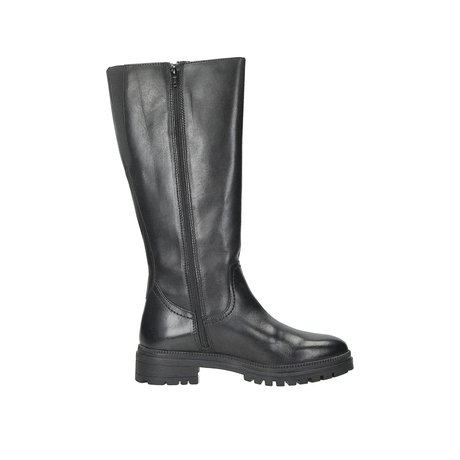 Stivali Bassi|Donna>Tata Italia Stivali in vera pelle.Fondo alto 6cm Nero