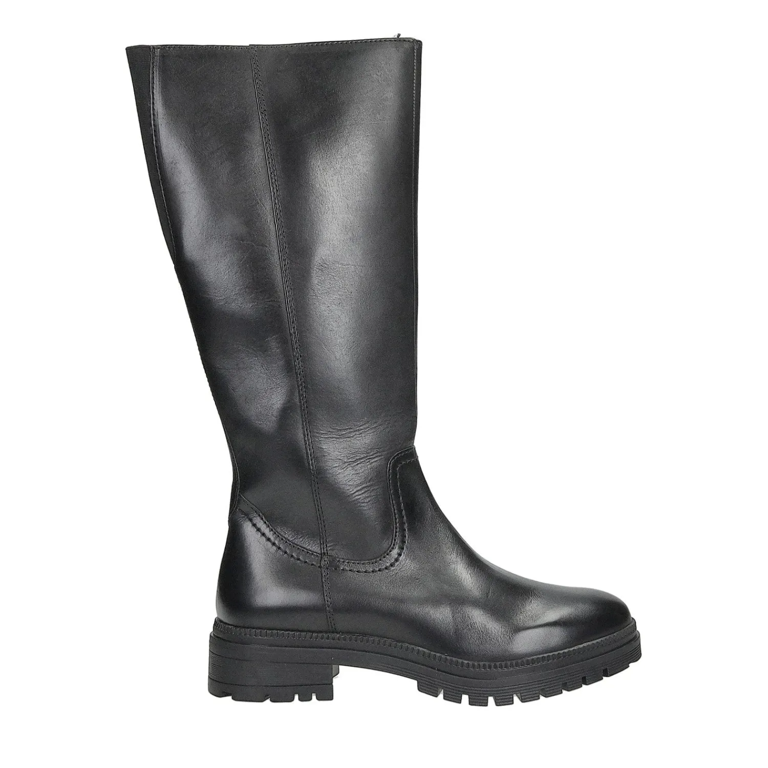 Stivali Bassi|Donna>Tata Italia Stivali in vera pelle.Fondo alto 6cm Nero