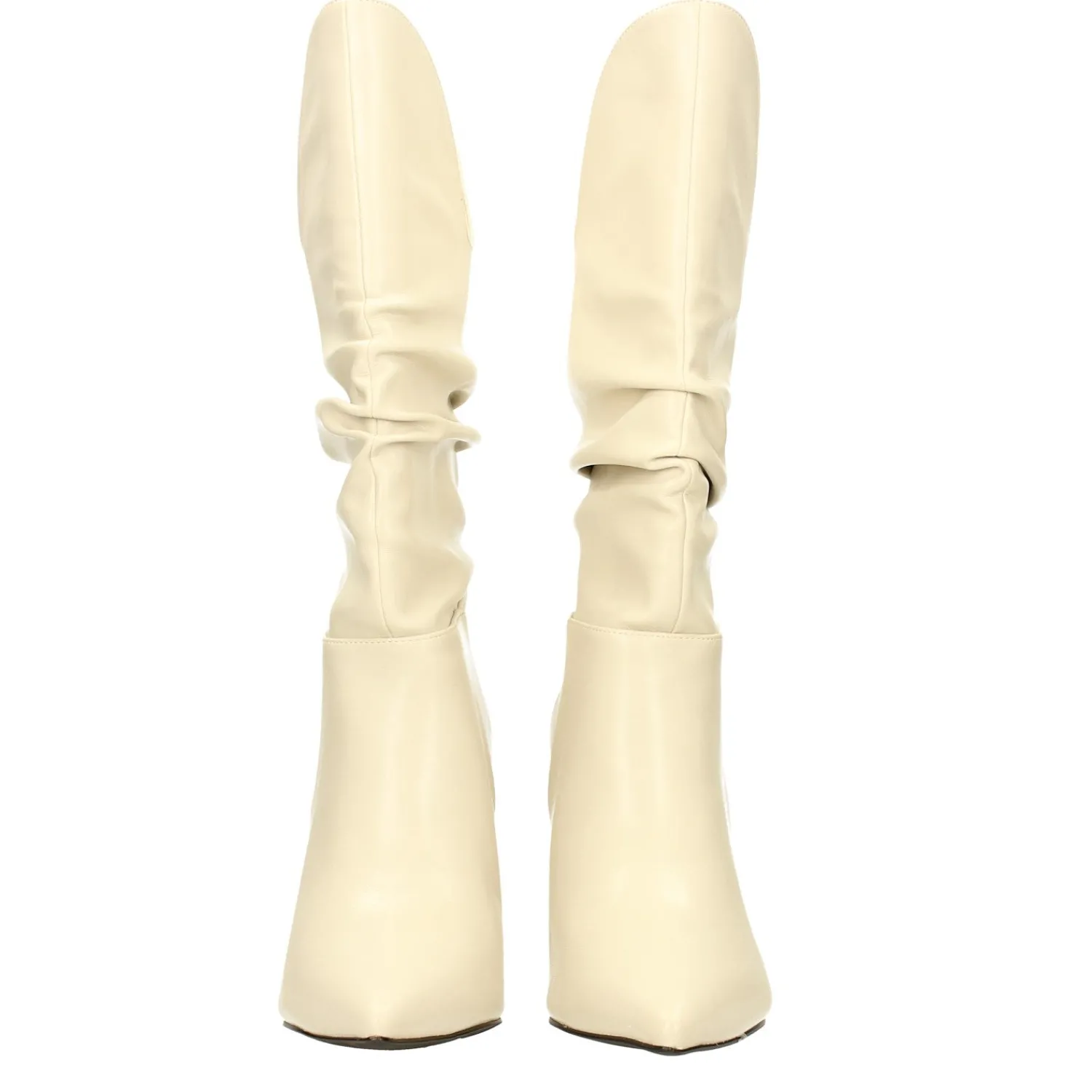 Stivali Bassi|Donna>Tata Italia Stivali morbidi avorio. Tacco a spillo alto 9cm