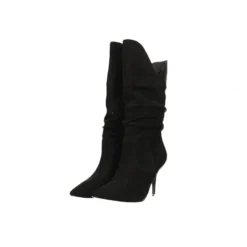 Stivali Bassi|Articoli In Promozione>Tata Italia Stivali morbidi in microfibra. Tacco a spillo alto 9cm Nero