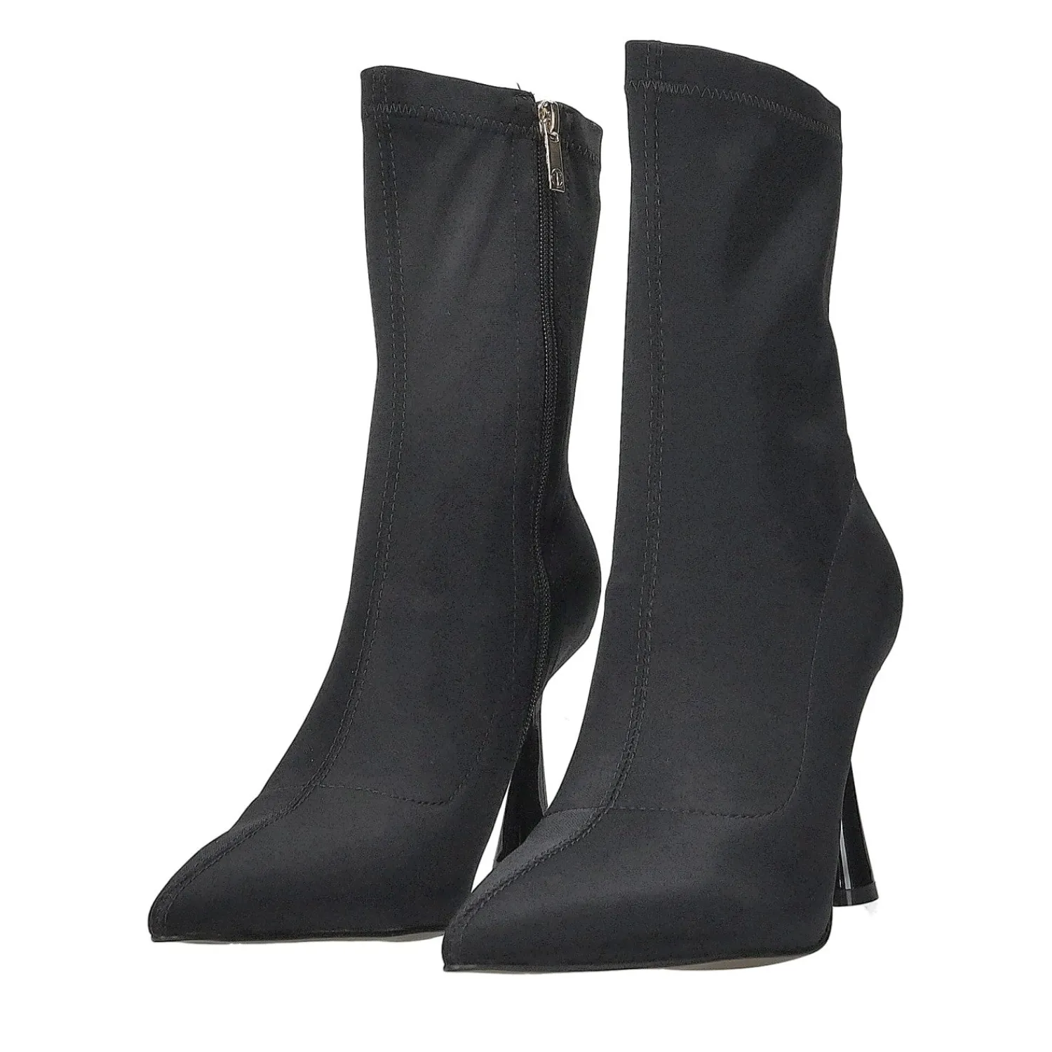 Stivali Bassi>Tata Italia Tronchetto elasticizzato. Tacco alto 9cm Nero